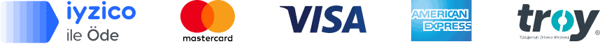 iyzico ile Öde – Mastercard, Visa, American Express, Troy